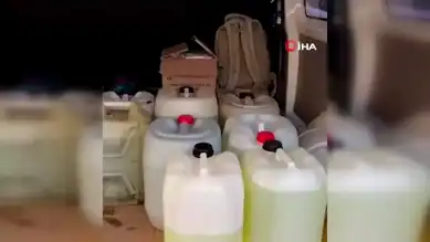 Kayseri'de 100 Litre Kaçak Akaryakıt Operasyonu