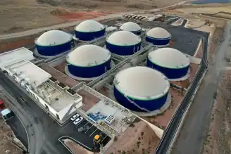 Kayseri'de Dev Biyogaz Tesisinden Yeşil Enerji