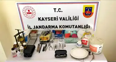 Kayseri'de Diplomasız Dişçi Yakalandı