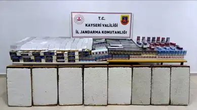 Kayseri'de 1 Milyon TL Değerinde Kaçak Sigara Operasyonu