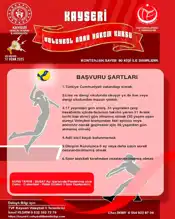 Kayseri'de Voleybol Hakemliği Kursu!