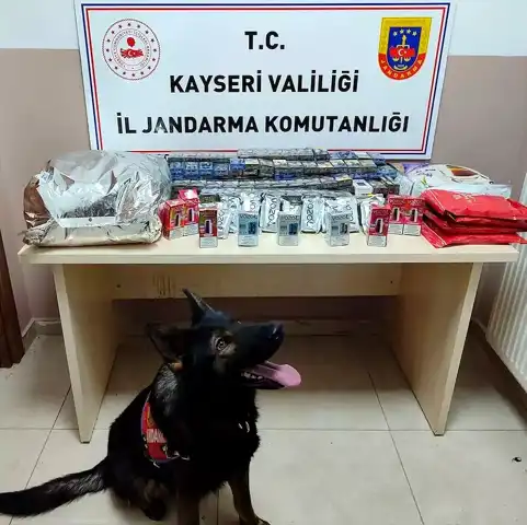Kayseri'de Kaçak Sigara ve Çay Operasyonu