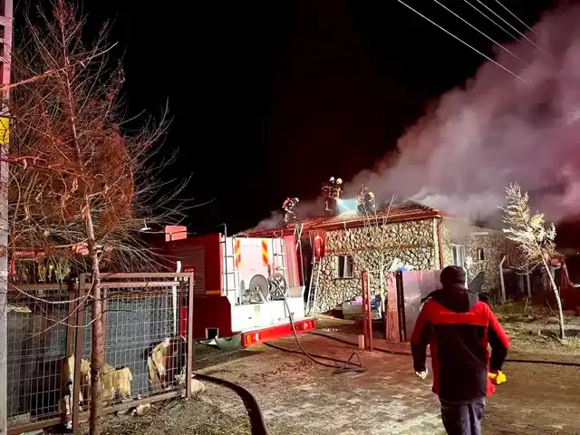 Kayseri Melikgazi'de Ev Yangını!